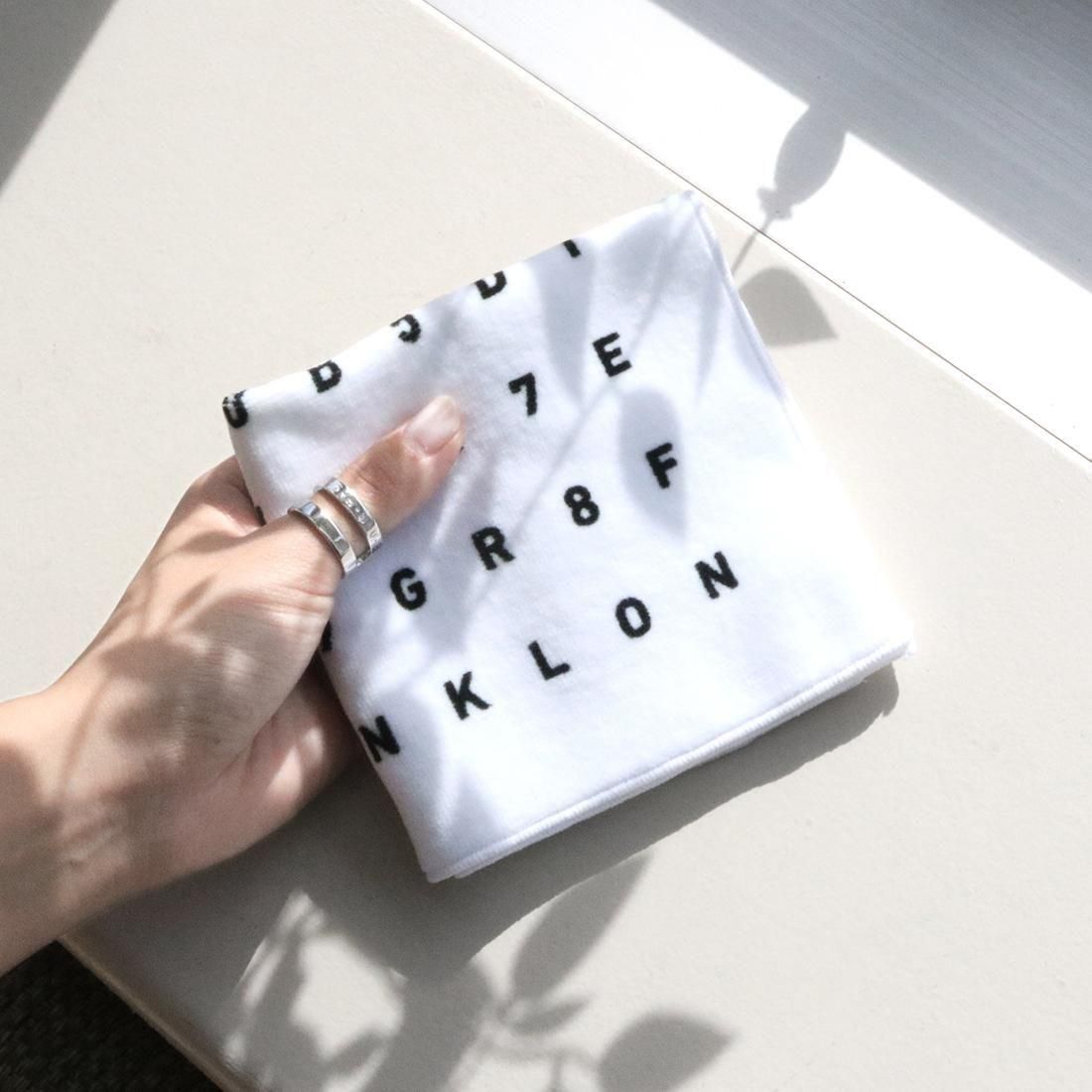 KLON SERIAL NUMBER MINI TOWEL WHITE カジュアル 腕時計