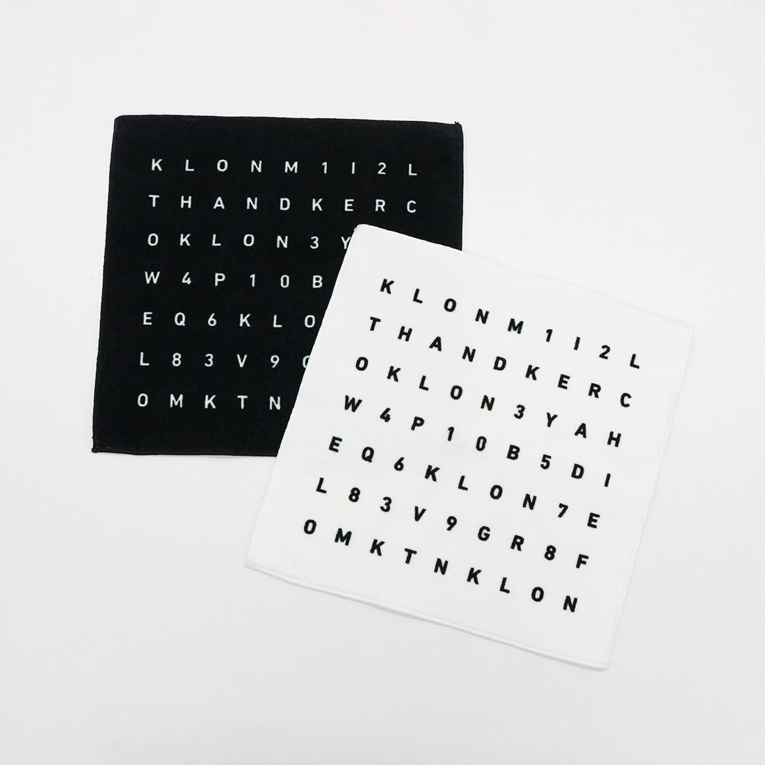 KLON SERIAL NUMBER MINI TOWEL WHITE カジュアル 腕時計