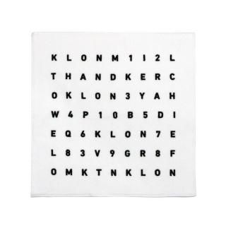 KLON SERIAL NUMBER MINI TOWEL WHITE