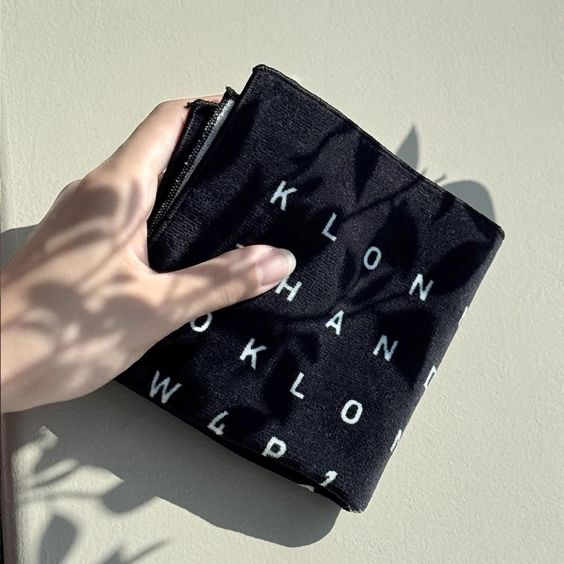 KLON SERIAL NUMBER MINI TOWEL BLACK カジュアル 腕時計