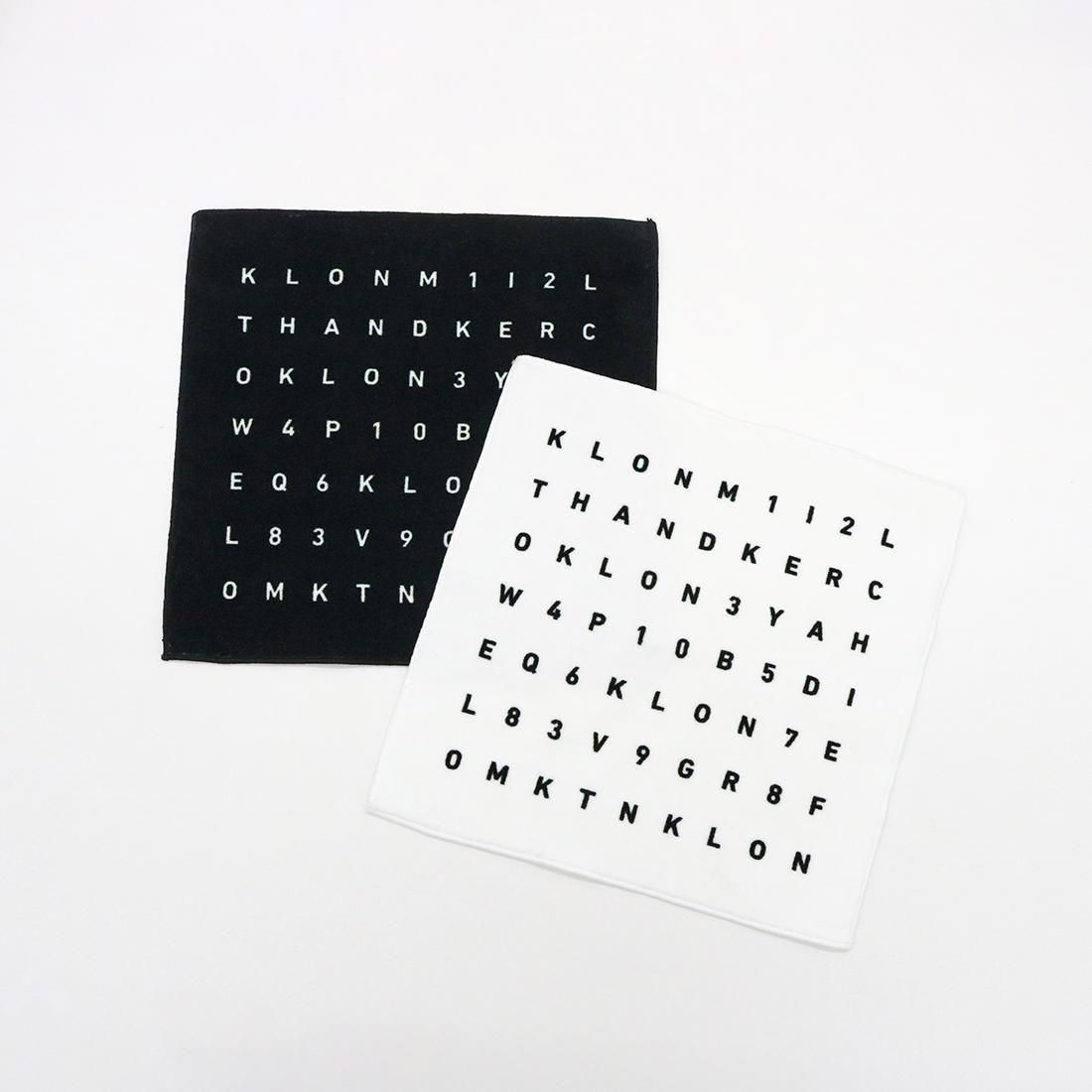 KLON SERIAL NUMBER MINI TOWEL BLACK カジュアル 腕時計