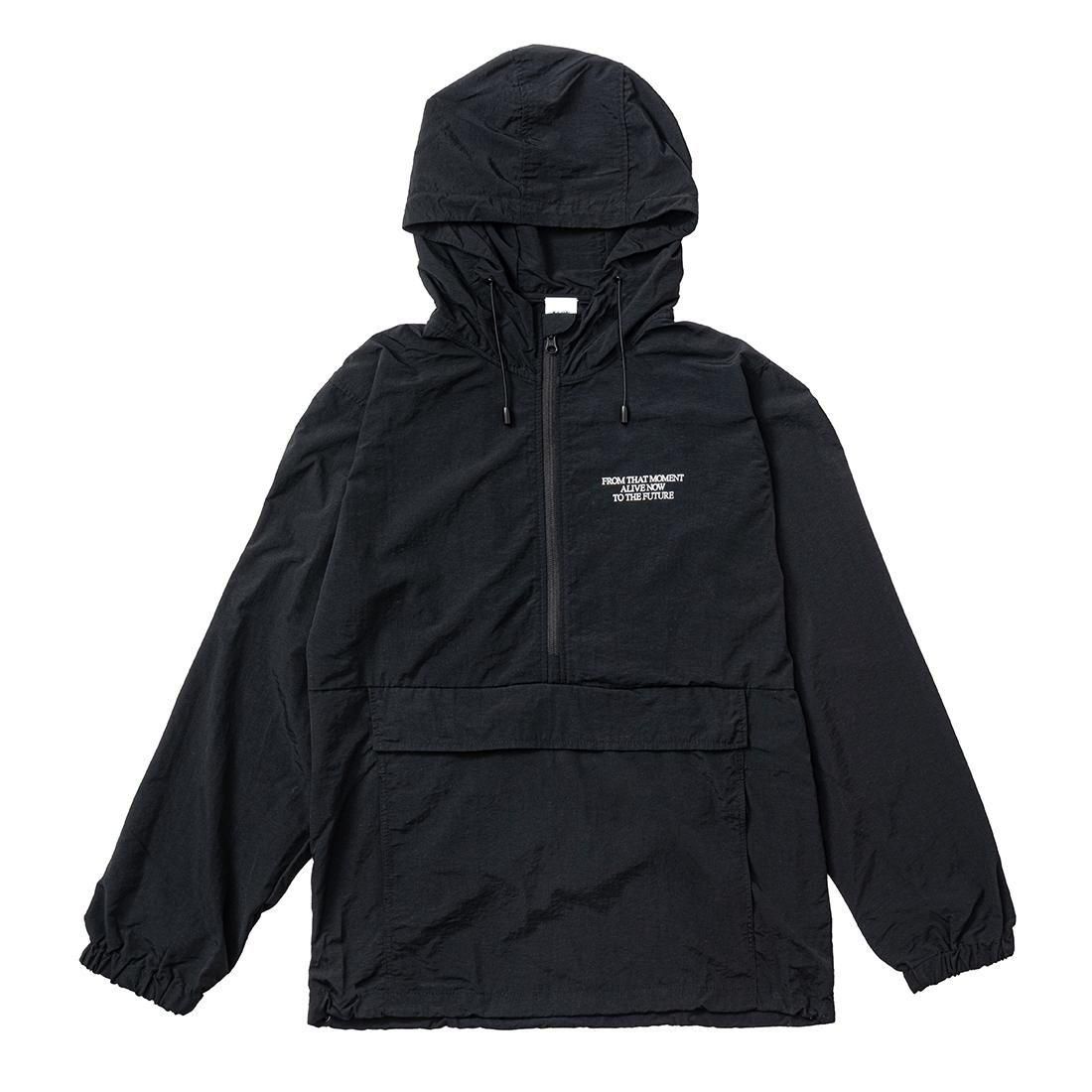 KLON PACKABLE ANORAK PARKA BLACK