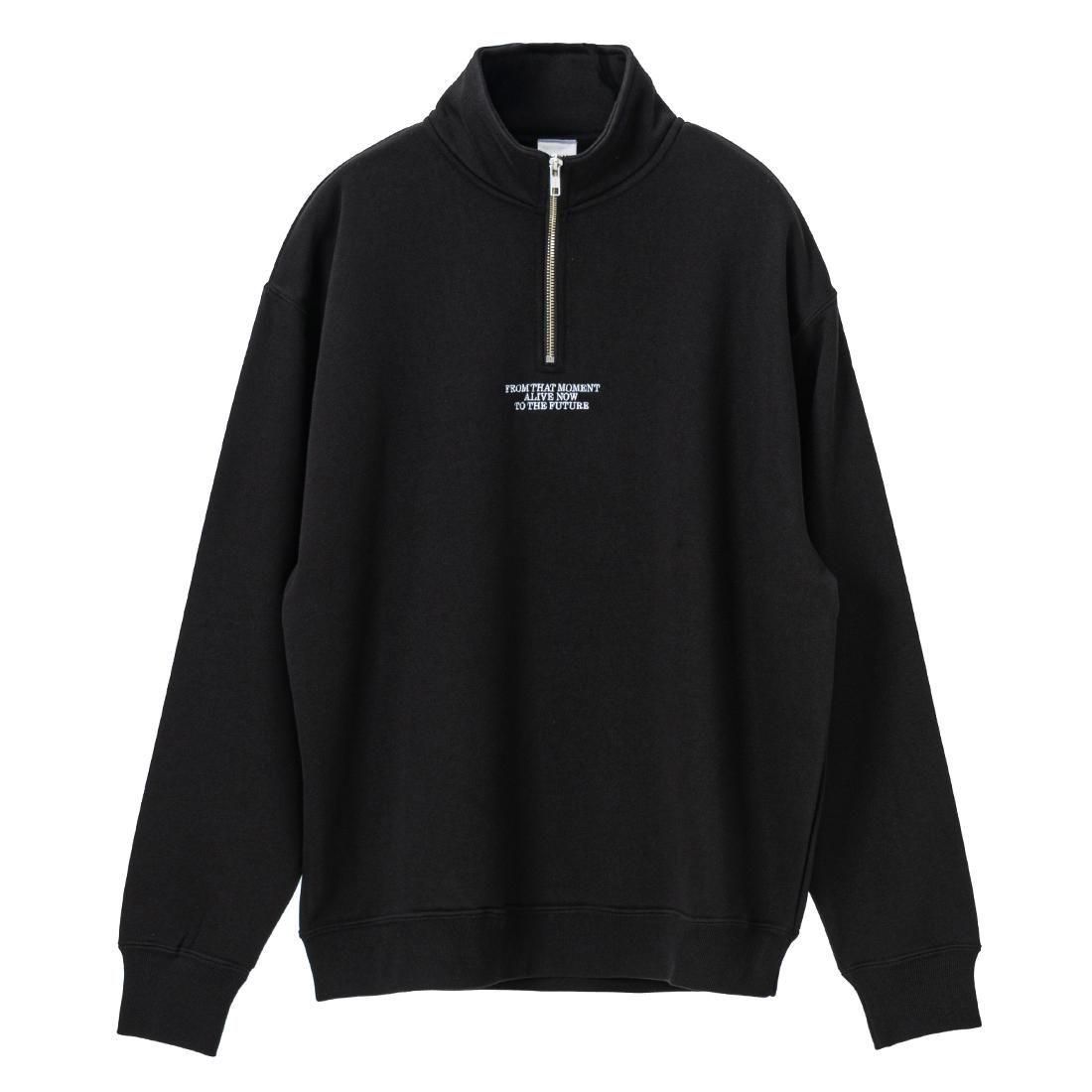 KLON LOOSE FIT HALF-ZIP SWEAT BLACK カジュアル 腕時計