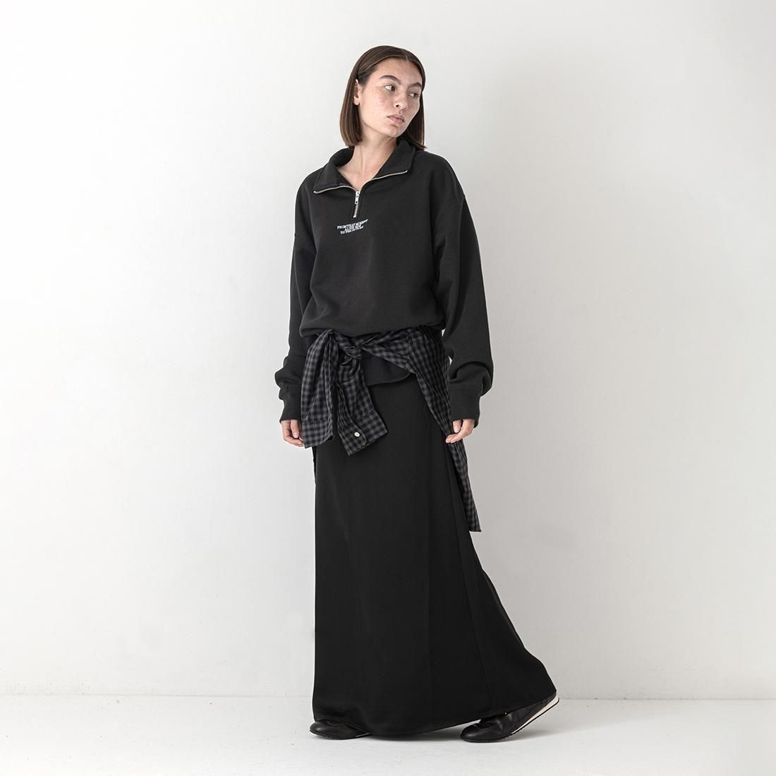 KLON LOOSE FIT HALF-ZIP SWEAT BLACK カジュアル 腕時計