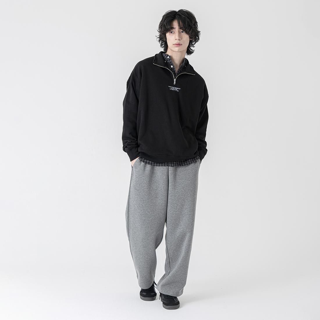 KLON LOOSE FIT HALF-ZIP SWEAT BLACK カジュアル 腕時計
