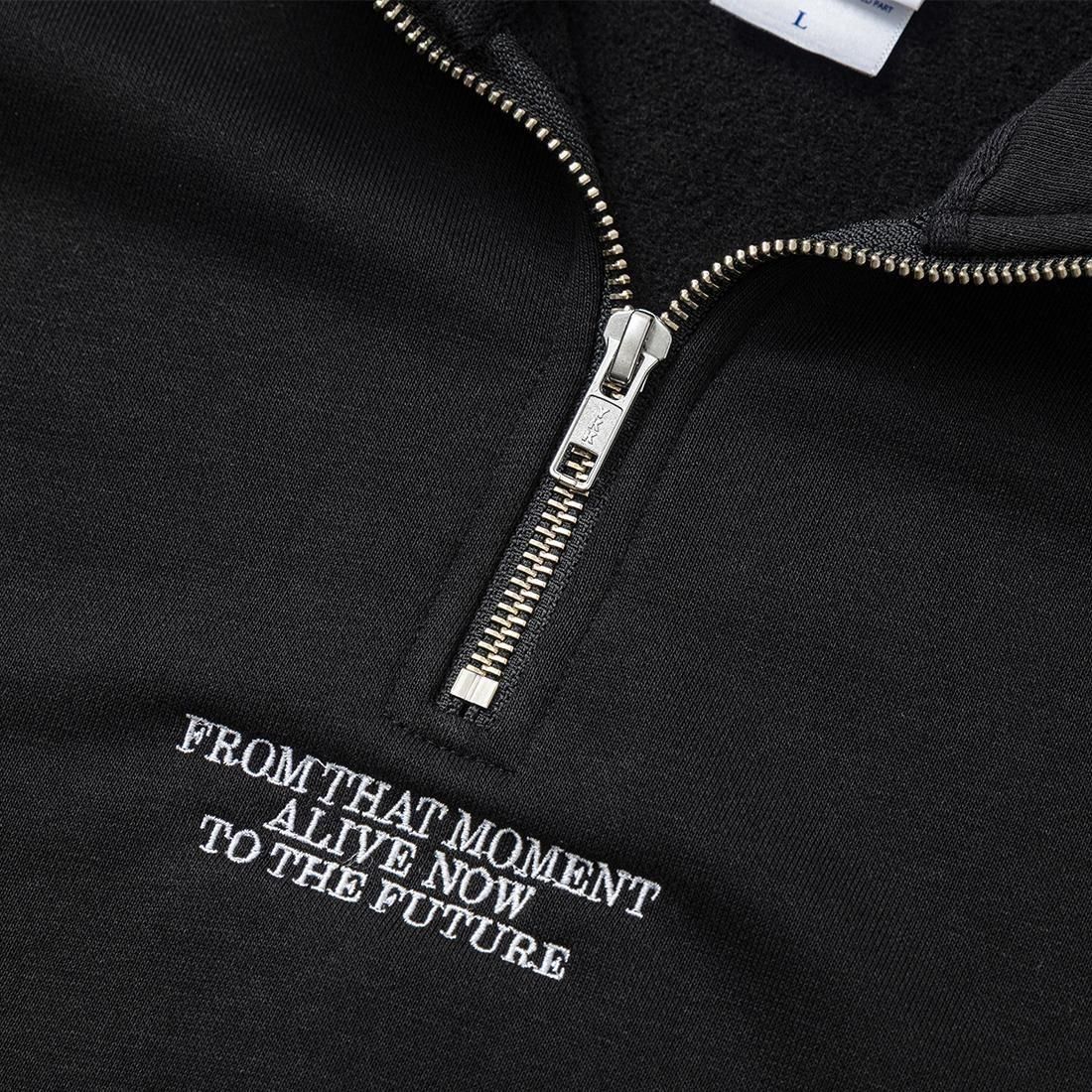 KLON LOOSE FIT HALF-ZIP SWEAT BLACK カジュアル 腕時計