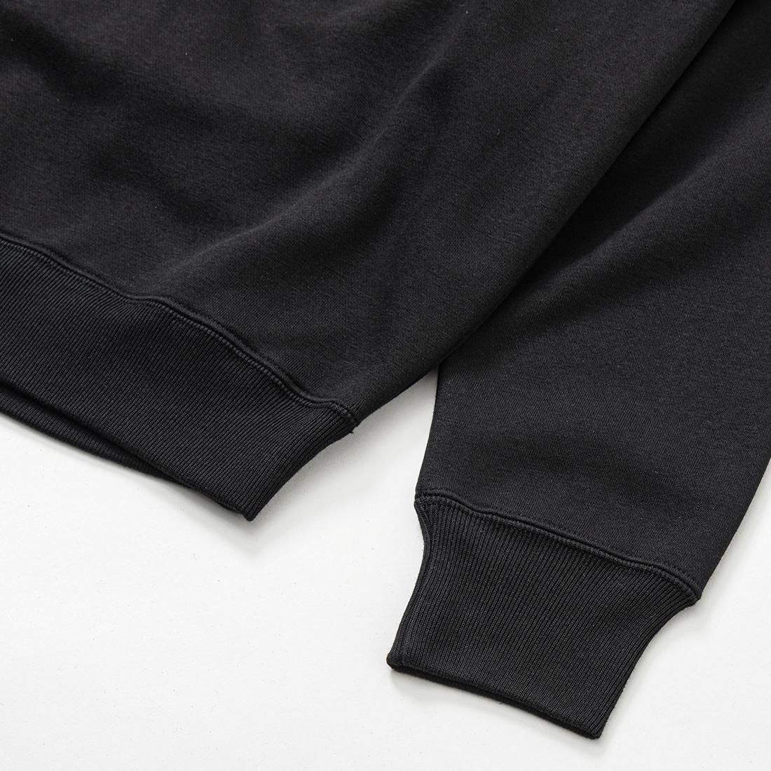 KLON LOOSE FIT HALF-ZIP SWEAT BLACK カジュアル 腕時計