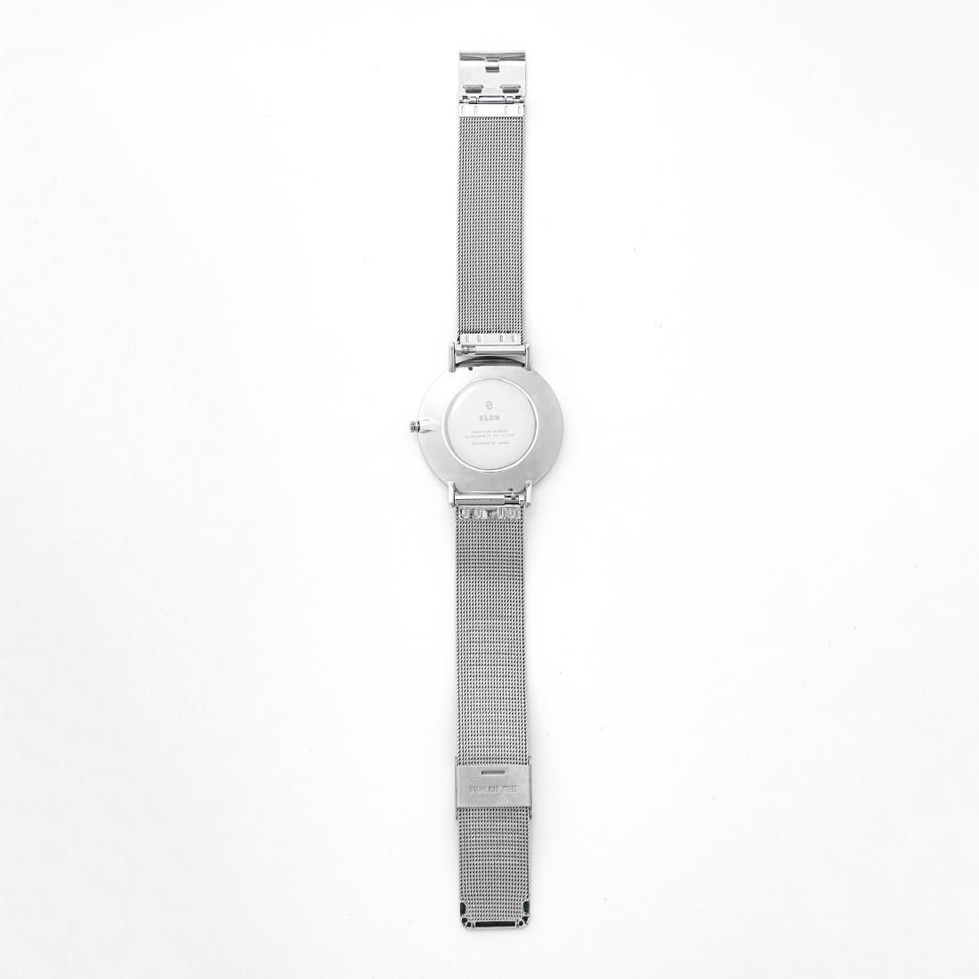KLON CONNECTION HALFGRAIN LATTER -SILVER MESH- 38mm カジュアル 腕時計