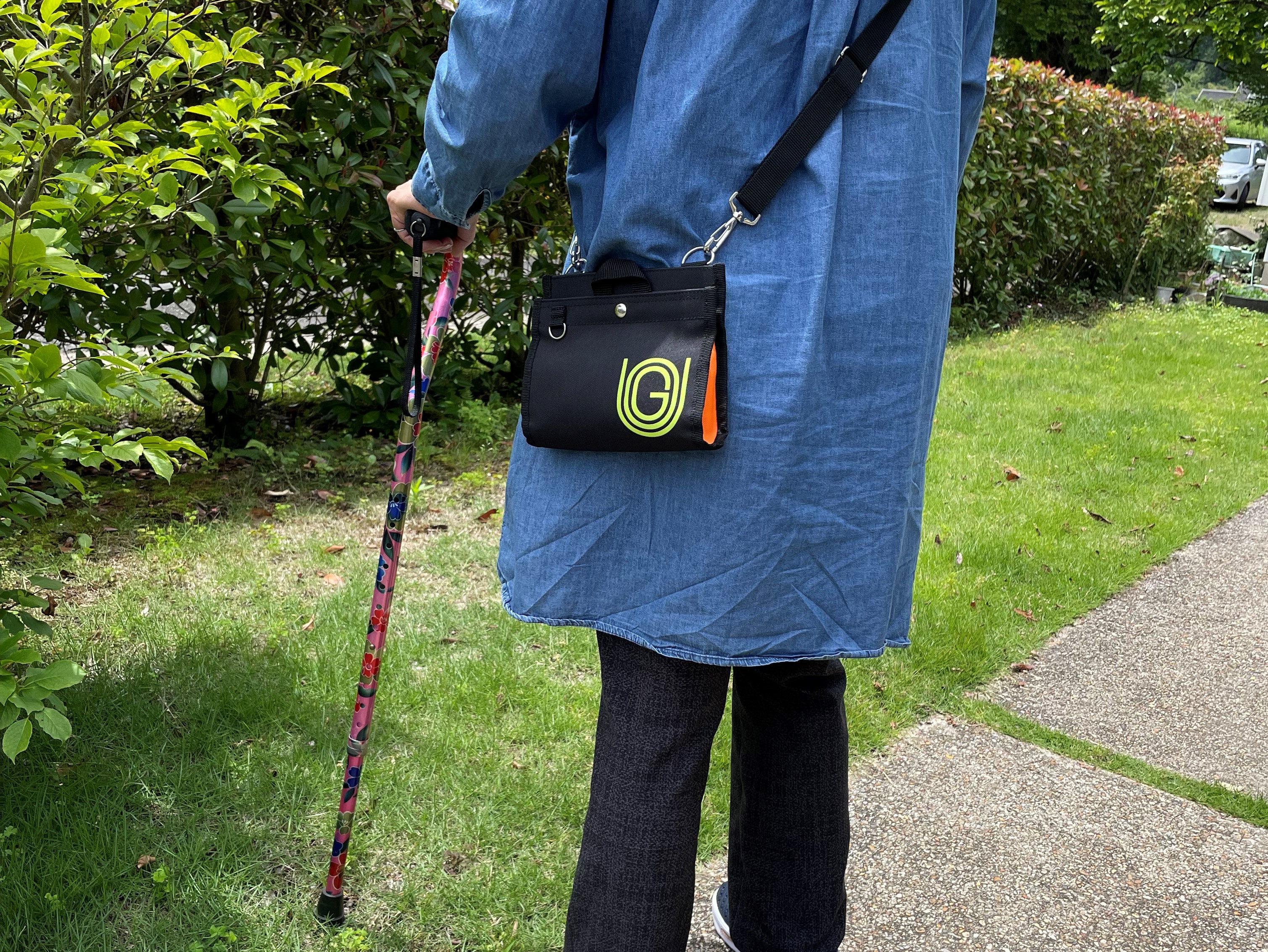 片麻痺で介護が必要な方でも使いやすいユニバーサルデザインバッグ U-GO[smart]