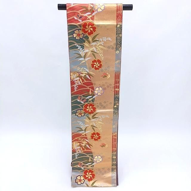 中古 リサイクル リユース 振袖用 振り袖用 袋帯 363 古典柄 中古 リサイクル リユース 振袖用 振り袖用 袋帯 363 古典柄