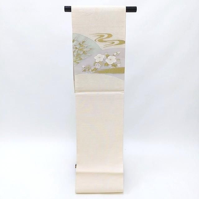 中古 リサイクル リユース 夏用 絽 色無地 おしゃれ着用 小紋 白