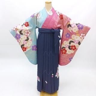 きもの道楽】卒業式袴 小振袖 袴 コーデセット きもの道楽】卒業式袴 小振袖 袴 コーデセット