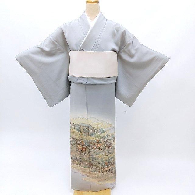 中古 貸衣装処分品 色留袖 色留め袖 丸に蔦紋 M～Lサイズ