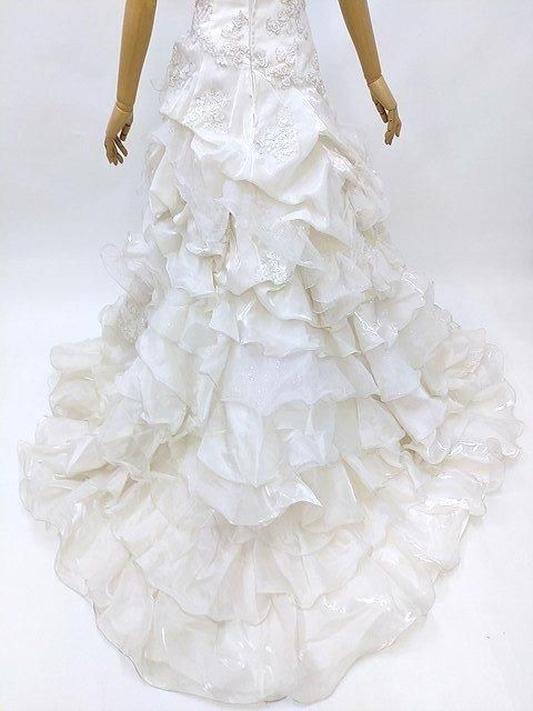 ウェディングドレス 7号 中古 貸衣装処分 Sサイズ シルバー