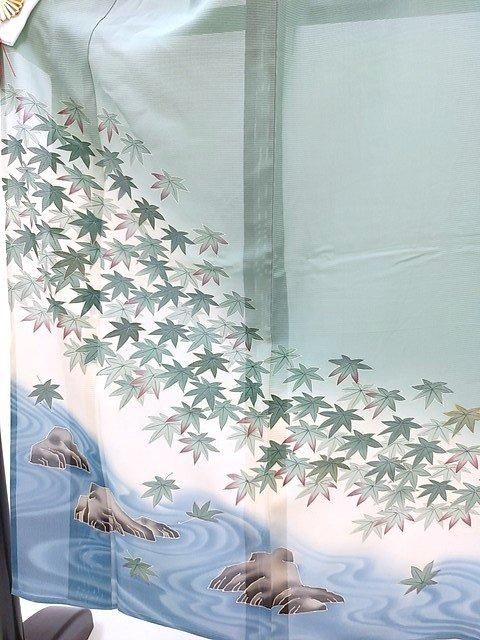 中古 貸衣装処分 訪問着 付け下げ Sサイズ 正絹 夏用きもの 中古 貸衣装処分 訪問着 付け下げ Sサイズ 正絹 夏用きもの