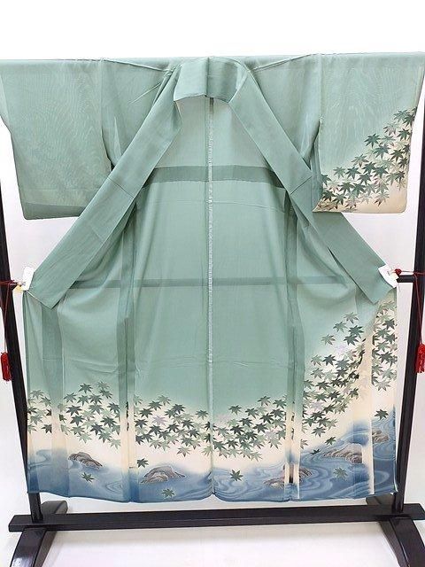 中古 貸衣装処分 訪問着 付け下げ Sサイズ 正絹 夏用きもの 中古 貸衣装処分 訪問着 付け下げ Sサイズ 正絹 夏用きもの