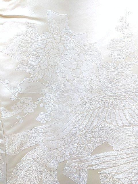 着物 白打掛 白無垢 和装 婚礼 結婚式【中古】 【総刺繍】オフホワイト 貸衣裳ぽえむ 白無垢 レンタル 花嫁衣装 結婚式 神社 神前式