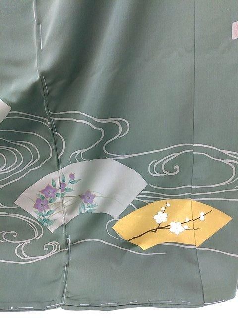 訪問着 付け下げ 仮絵羽 未仕立て 正絹 シルク M~Lサイズ 訪問着 付け下げ 仮絵羽 未仕立て 正絹 シルク M~Lサイズ