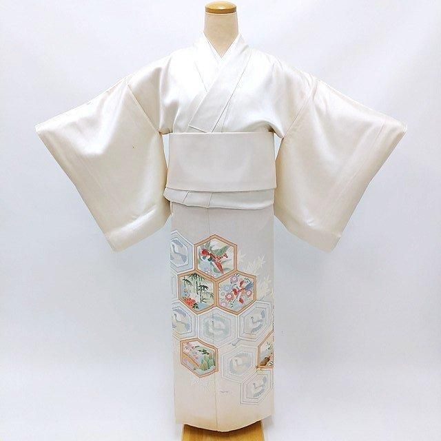 最上の品質な 色留袖 きもの リユース 貸衣装処分 中古 S－M 訪問着仕立て 着物・浴衣