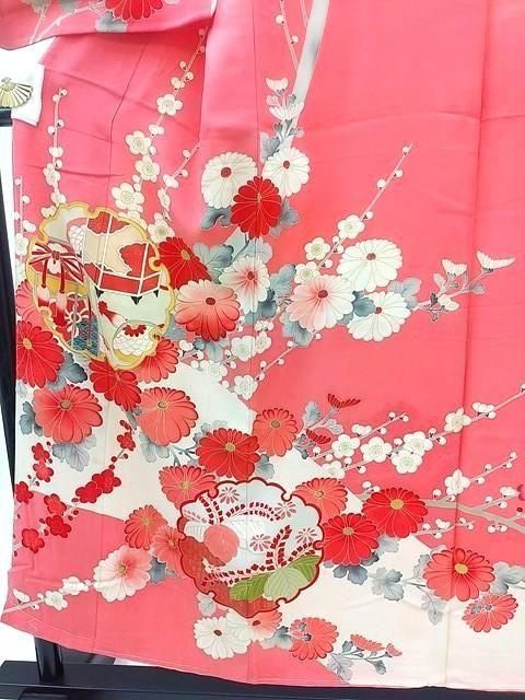 子供用四つ身きもの【未使用】 楽天市場】【レンタル】七五三 7歳 女の子 きもの J-2 ブラック