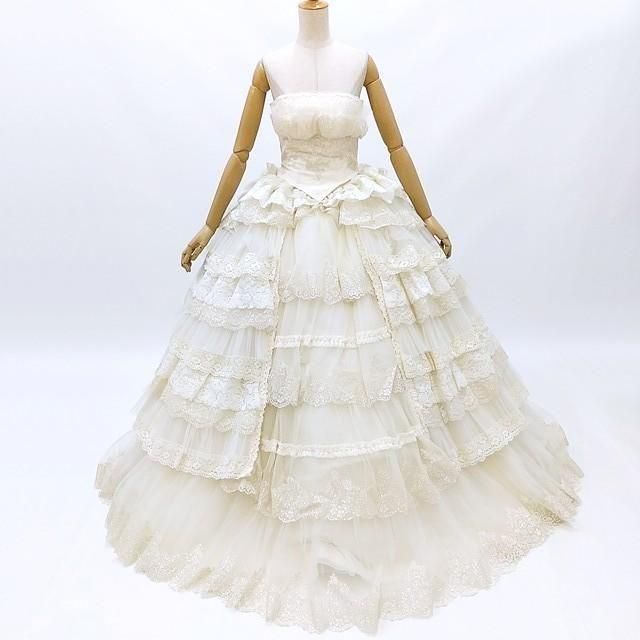 ウェディングドレス 中古 9号 Mサイズ プリンセス 貸衣装処分 きもの道楽