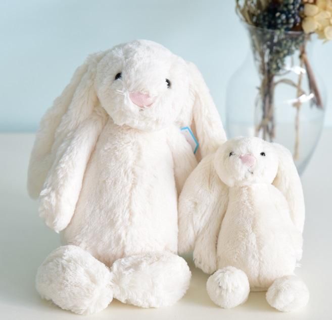 Rosemuse original cat charm ホワイト Jellycat】Bashful Cream Bunny Sサイズ クリームホワイト