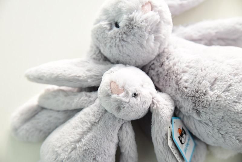 Jellycat】Bashful Silver Bunny Sサイズ シルバー うさぎ