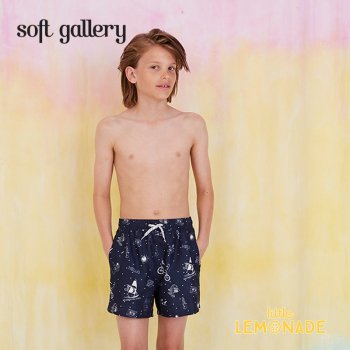【Soft gallery】 宇宙デザイン トランクスタイプ 水着【4歳/6歳/8歳】 SWIM PANTS DANDY ショートパンツ(803-477-805) SS YKZ ◆SALE