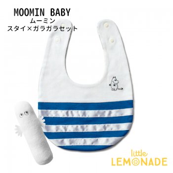 【amabro】MOOMIN BABYスタイ・ガラガラセット/ムーミン  code_1477