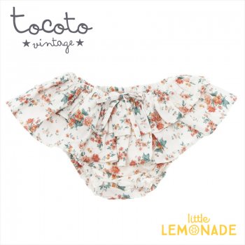 Tocoto Vintage Flowers bloomer with double ruffle 12 ֥ ٥ӡS13020 20SS 24SALE 饹ȥ