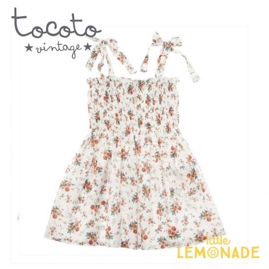 Tocoto Vintage Flowers Dress 2歳 3歳 4歳 6歳 8歳 ワンピース 花柄 リボン 子供服 夏服 インポート トコトヴィンテージ S109 女の子 あす楽 リトルレモネード ss アパレル Tocoto Vintage Flowers Dress 2歳 3歳 4歳 6歳 8歳 ワンピース 花柄 リボン 子供服 夏服 インポート トコトヴィンテージ S109 女の子 あす楽 リトルレモネード ss アパレル