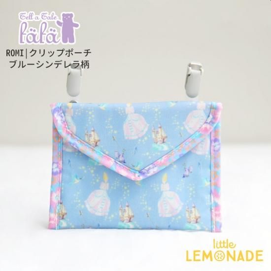 Fafa Romi クリップポーチ ブルーシンデレラ柄 移動ティッシュケース ハンカチ入れ パスケース 6297 0001t Fafa Romi クリップポーチ ブルーシンデレラ柄 移動ティッシュケース ハンカチ入れ パスケース 6297 0001t