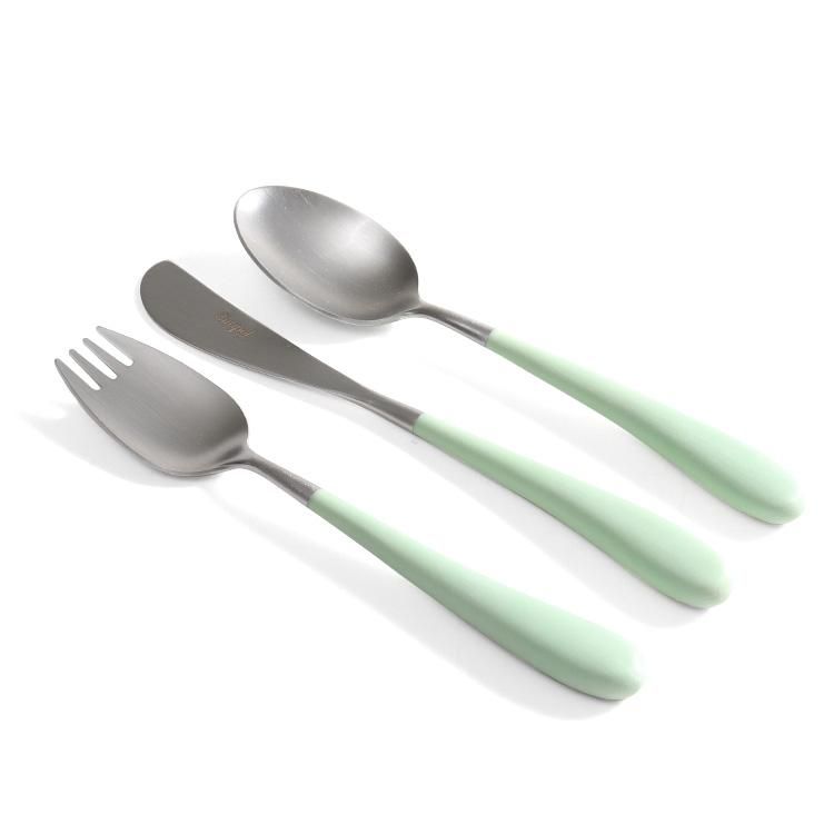 クチポール　カトラリー　フォーク　スプーン Alice Set Celadon Gold [アリスセット セラドン ゴールド
