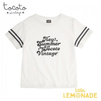 【Tocoto Vintage】 ORGANIC FLAME KID T-SHIRT【8歳】Tシャツ トップス トコトヴィンテージ (S52521）アパレル  21SS YKZ SALE