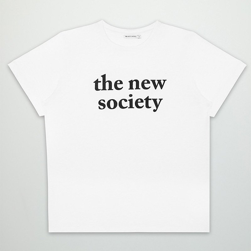 【The New Society】 THE NEW SOCIETY TEE/ホワイト Tシャツ【4 ...