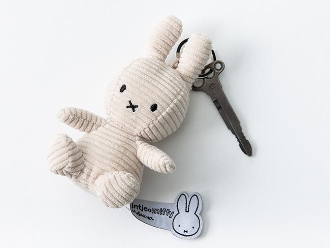 Miffy Corduroy Keychain【BONTON TOYS】 ミッフィー Miffy Corduroy Keychain【BONTON TOYS】 ミッフィー
