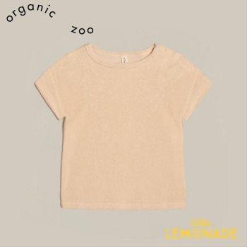  【organic zoo】  Pebble Terry Oversized T-shirt 【0-6か月/6-12か月/1-2歳/2-3歳/3-4歳】パイル地  (SOTPOZ) 21SS