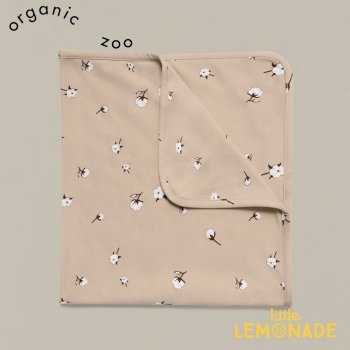 【organic zoo】 Cottonfield Reversible Blanket ブランケット コットン柄 オーガニックコットン (BLFOZ) 