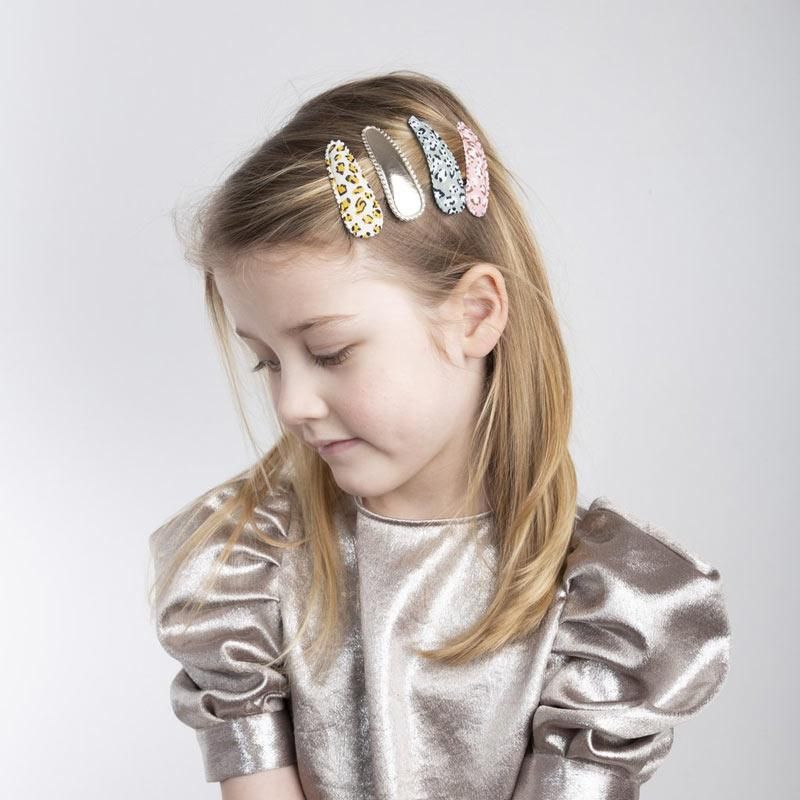 MimiLula(ミミ&ルーラ) Little Lemonade Days リトルレモネードデイズ ミミ&ルーラ ヘアアクセ キッズ ガール KIDS GIRL 子供 おしゃれ 個性 ワンポイント イギリス ロンドン アクセサリーブランド プレゼント ギフト 贈り物 Grizzly bear clip set ヘアクリップセット