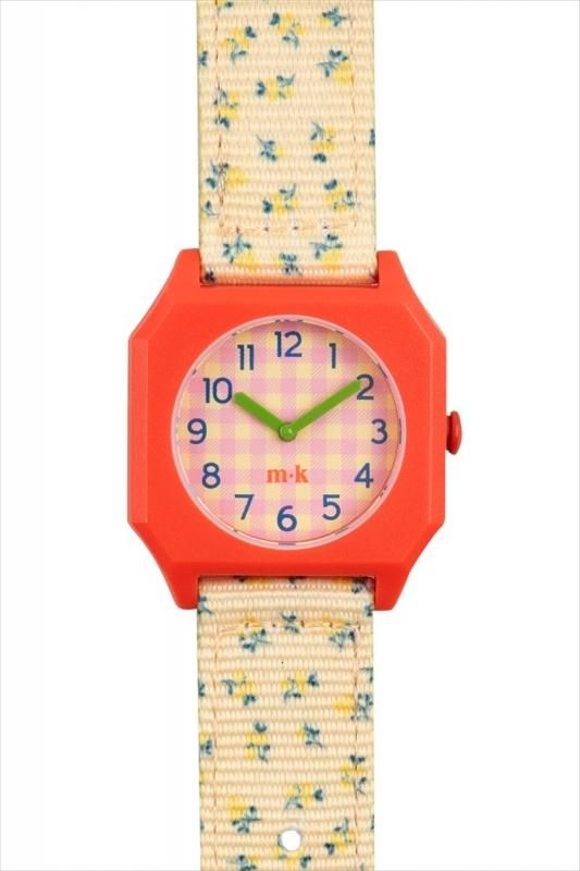 Mini Kyomo Tinycottons コレクション Kids Watch 全4色 Flowers Tiny Birds Vichy Red Vichy Yellow 子供用時計 キッズサイズ 腕時計 クオーツセイコー スペイン製 ミニキョウモ あす楽 リトルレモネード