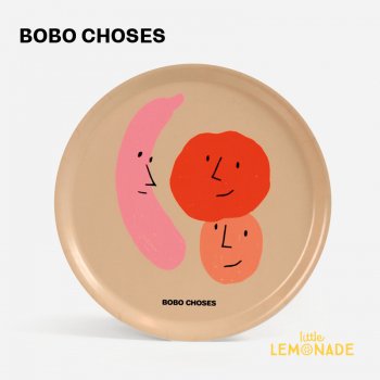 【BOBO CHOSES】 Fruits round tray   221AU006  TALKING BOBO  フルーツ柄 ラウンドトレイ 21AW YKZ ◆SALE BFS