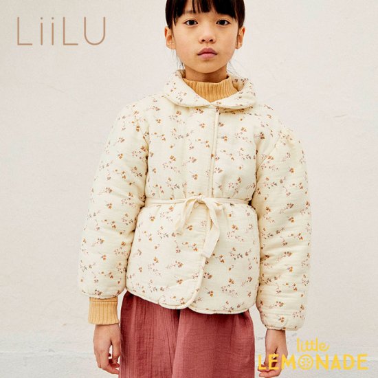 LiiLu 4y オーガニックコットン 花柄-