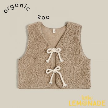 【organic zoo】 TEDDY keep warm vest 【1-2歳/2-3歳/3-4歳】 ベスト ジレ オーガニックズー TEDDYV  21AW