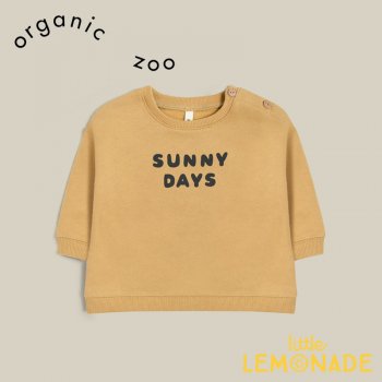 【organic zoo】 Sunny Days Sweatshirt 【1-2歳/2-3歳/3-4歳】 スウェット トレーナー 長袖 イエロー オーガニックズー LBSSD 21AW YKZ