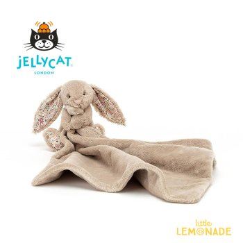 【Jellycat ジェリーキャット】  Blossom Bea Beige Bunny Soother  花柄×ベージュ バシュフルバニー ブランケット (BBL4BBN) 【正規品】 