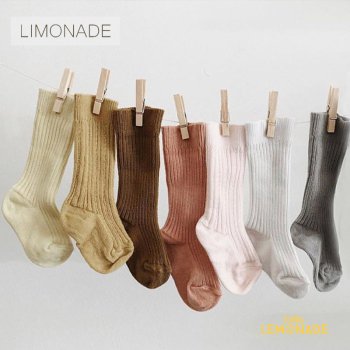 【LIMONADE】 ソックス Ankle Ribbed | Light Grey / Cigar / Straw / Terracotta / Light Rose 全5 色  YKZ 