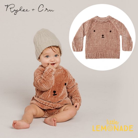 Rylee Cru Chenille Sweater Bear 18 24か月 2 3歳 Rc146dr 21aw ニット トップス くま ベビー ライリー クルー 男の子 女の子 おしゃれ リトルレモネード 子供服 アパレル Ykz