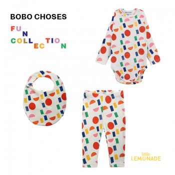 【BOBO CHOSES】 Baby packs カラフル / スタイ ロンパース レギンスセット【12-18か月】 FUN COLLECTION 221FB001  ボボショーズ YKZ