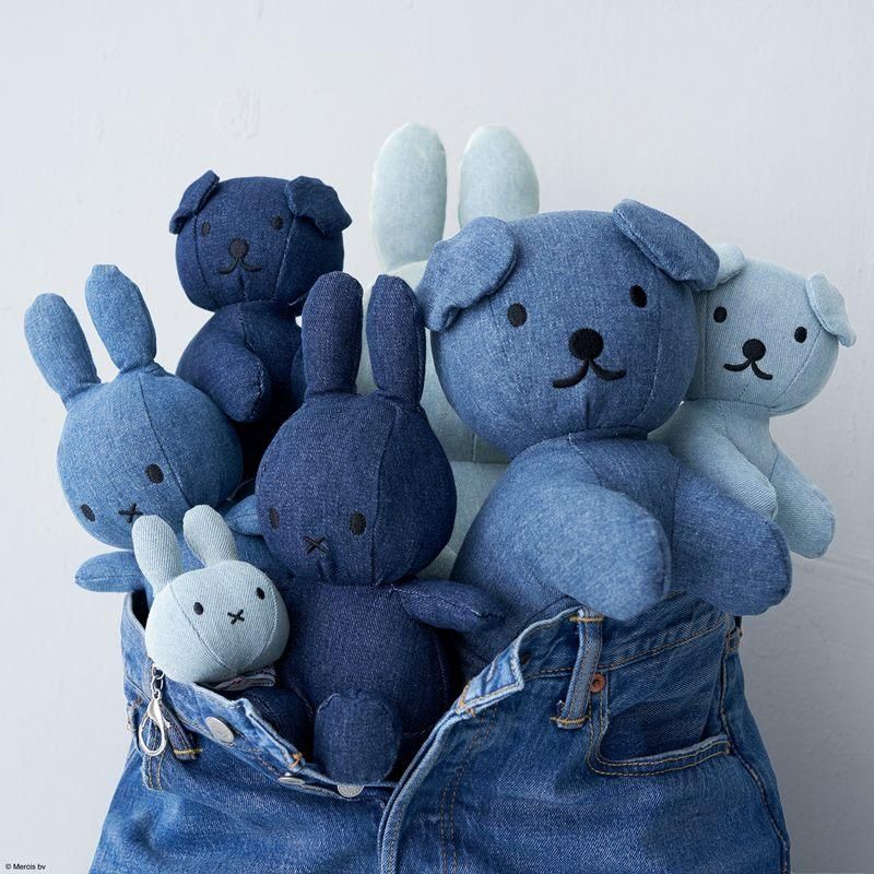 BONTON TOYS】 Miffy Denim Big 33cm 【 Light Wash・Mid Wash BONTON TOYS】 Miffy Denim Big 33cm 【 Light Wash・Mid Wash
