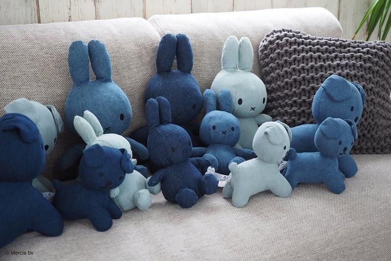 BONTON TOYS】 Miffy Denim Big 33cm 【 Light Wash・Mid Wash
